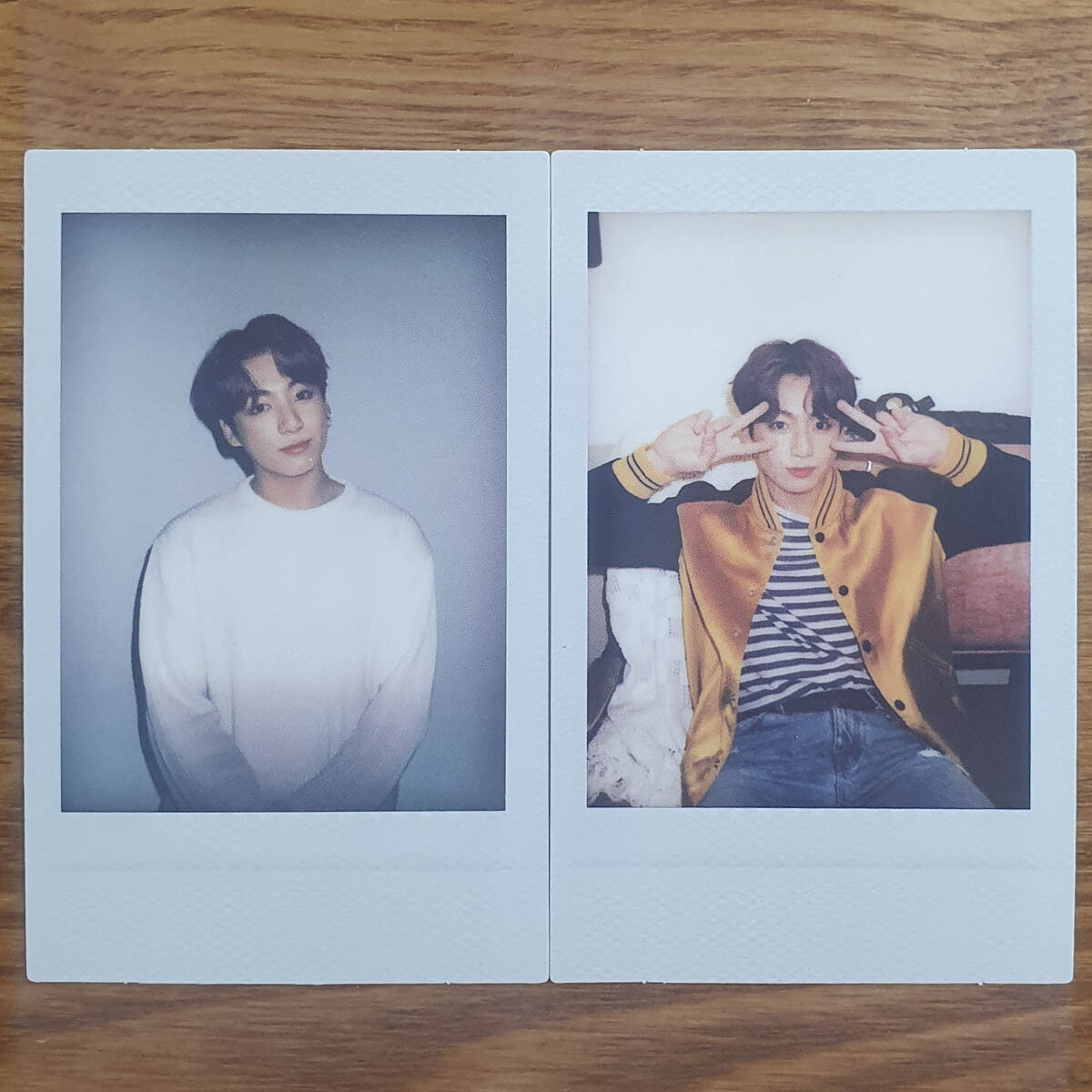 Jungkook Official Instant Photo Set 2pcs Photocard BTS Deco Kit