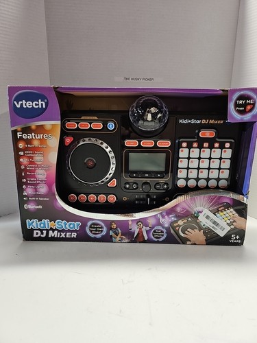 NEW VTech KidiStar DJ Mixer Sound Mixing Music Maker With Party Lights
