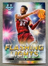 2022-23 Bowman's Best University Basketball FL-18 Brandon Miller Flashing Lights
