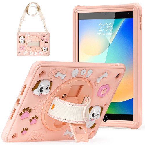 Animal Style Silicone Case with Back Strap For iPad 10th/2022 10.2 7th/8th/9th - Picture 5 of 20
