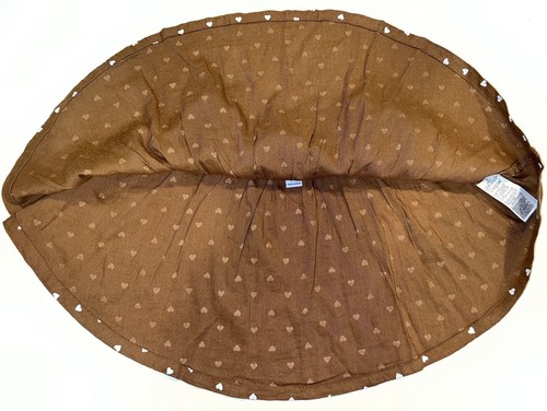 Old Navy Girls Skirt Size 4T Kids Hearts Flared Skater Brown White NWT - Picture 7 of 13