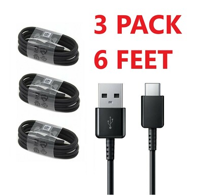 Usb C Samsung Galaxy Note Charger Cable Type 5-Pack USB Type-C