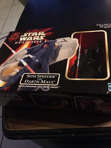 Star Wars Episode I: hasbro Sith Speeder and Darth Maul Action Figure - Picture 6 of 6