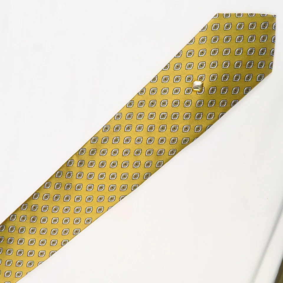 Jos A Bank Colección Ejecutiva Oro Geométrico Foulard Patrón Corbata 58"x3.5" Foto 2 de 4