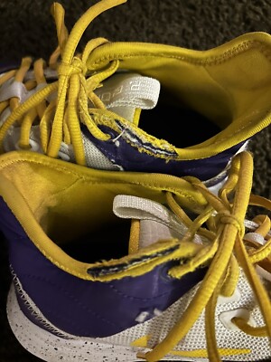 Nike Zoom Paul George PG 3 LSU Basketball Purple Gold AV7928  display picture 3