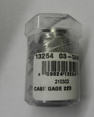 Dillon Precision Case Gage;  Stainless Steel;  For 223;  13254