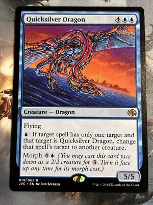 1x Quicksilver Dragon Duel Decks: Jace vs Chandra LP MTG Magic the