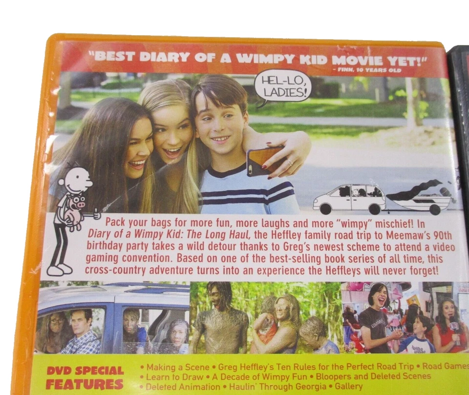 Diary Of A Wimpy Kid Long Haul- Wimpy Kid 2 Woodrick Rules DVDs PG PAL R4 20th C - Image 3 of 4