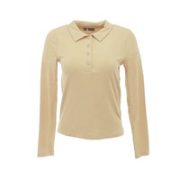 Bodyflirt Damen Poloshirt Langarm KnöPfe Hellpfirsich Gr. 32/34 913575