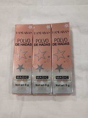 Handaiyan Polvo De Hadas Magic Colour Shiner 01 White Moonbeam 3 Pk- New
