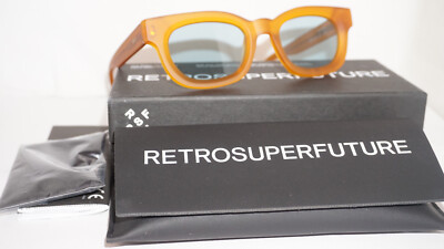 RETROSUPERFUTURE New Sunglasses Sempre Clay Blue HE0 52 23 145