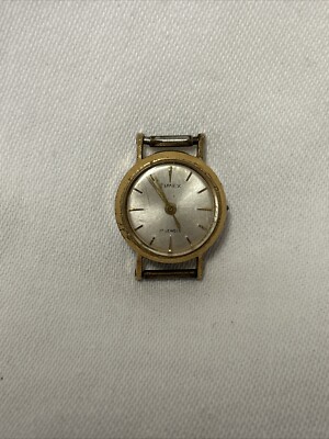 Timex 17 Jewels Vintage Watch No Strap Base Metal Bezel S.Steel