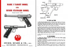 Ruger Mark I Target & Standard Manual 1959 Edition