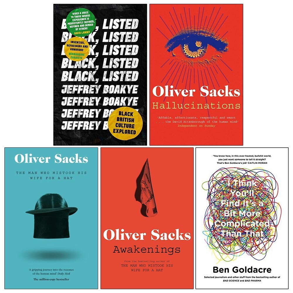 Black Listed, Hallucinations, The Man Who Mistook His Wife for a Hat 5 Books Set