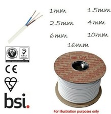 Cable eléctrico LSF Twin & Earth 1 mm 1,5 mm 2,5 mm calidad cable cortado a medida 6242Y