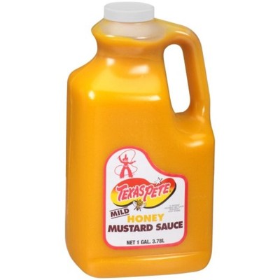 Texas Pete Honey Mustard Sauce, 1 Gallon Jug - 4 Jugs Per Case