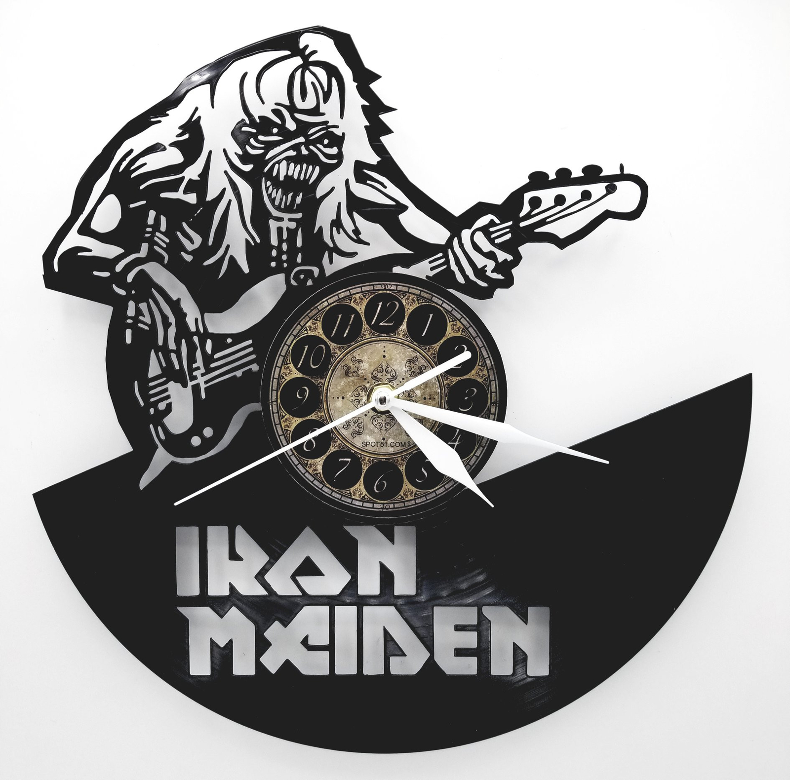 IRON MAIDEN | Vinyl Record Clock | Unique Wall Art Gift | FREE SHIPPING
