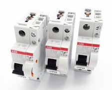 3x ABB S 201 C 4 S201C4 Sicherungsautomat + S2C-H6R S2CH6R Hilfsschalter -used-