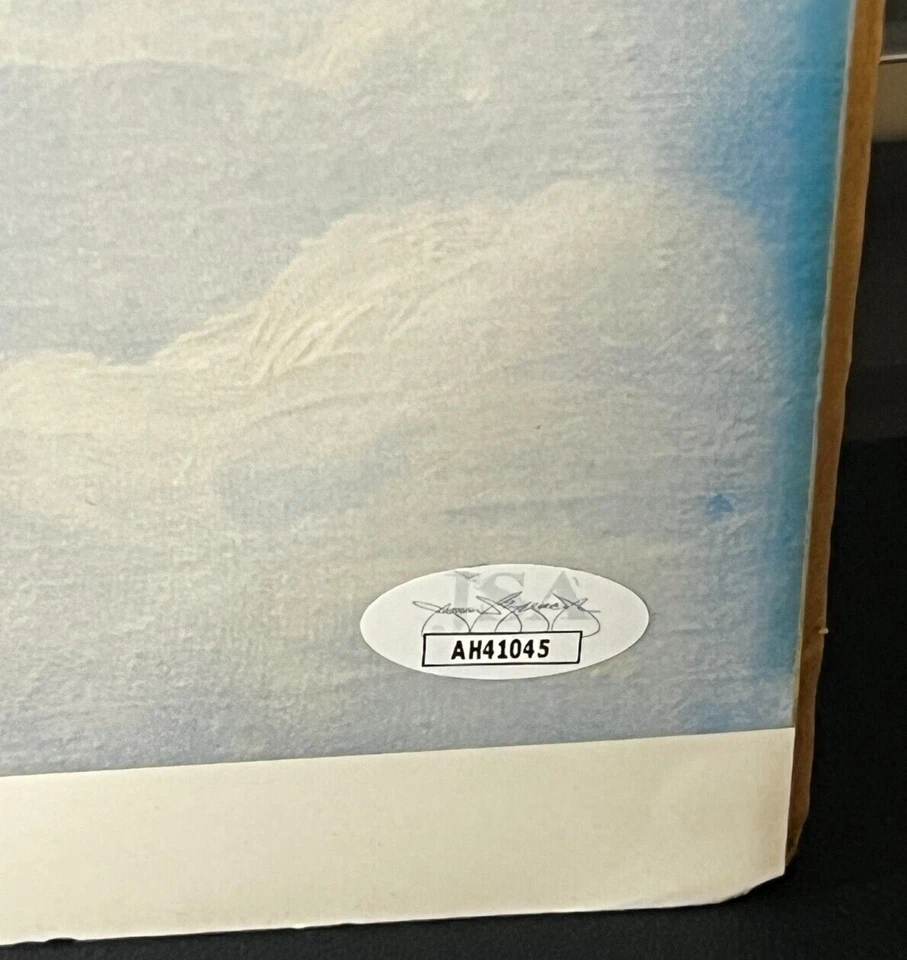 Stan Musial Signed 18x24 Poster JSA w/COA MLB #6 St. Louis Cardinals HOF 1969! - Image 2 of 4