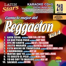 Karaoke Latin Stars 218 Reggaeton Vol. 4