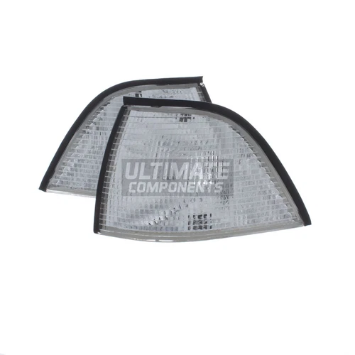 Front Indicators Lights Lamps BMW 3 Series E36 Coupe 1992-1999 Clear Lens 1 Pair