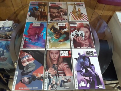 American Carnage 1-9 (2018 Vertigo 2 3 4 5 6 7 8) Bryan Hill / Leandro Fernandez