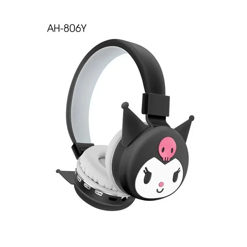 Sanrio Kuromi Hello Kitty Bluetooth Headphones Wireless Headsets Cartoon - Image 4 of 4