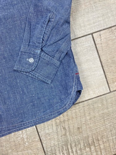 Vintage Carhartt Blue Shirt Work Size S - Picture 3 of 5