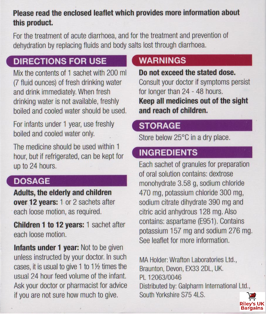 Lost Fluid Replacement Blackcurrant Dehydration Diarrhoea Electrolytes