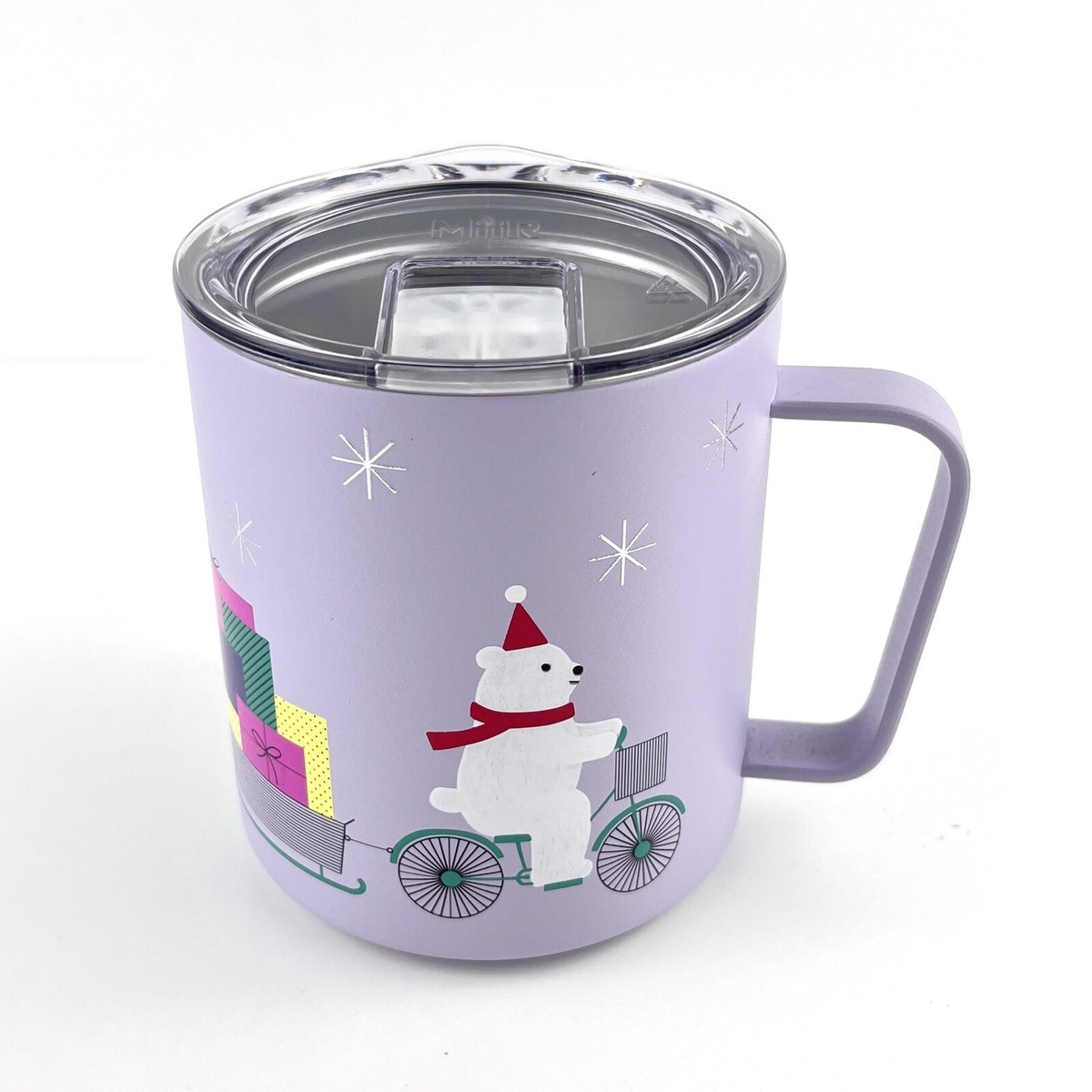 日本未発売　未使用　Starbucks MiiR 12oz 355ml 巾着 Starbucks x MiiR Stainless Steel Mug with Lid Christmas Polar Bear