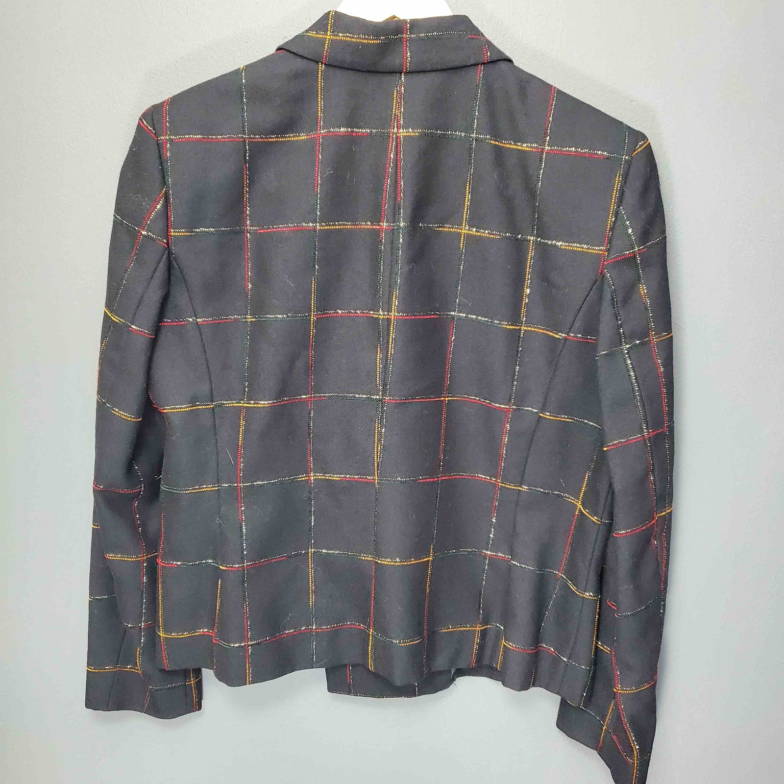 Pendleton Women's Wool Blend Button Black Blazer … - image 5