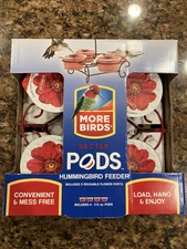 More Birds Simple Wireform Nectar Pod Hummingbird Feeder  Red - Awesome!!!!