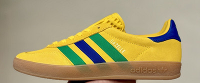 adidas Gazelle Indoor FIFA World Cup 2026 Brazil IH9665 Suede SAMBA