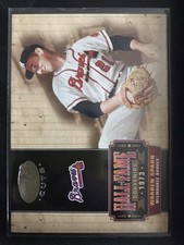 2004 Leaf Certified Cuts Hall of Fame Souvenirs 30/83 Warren Spahn #HOF-35 HOF
