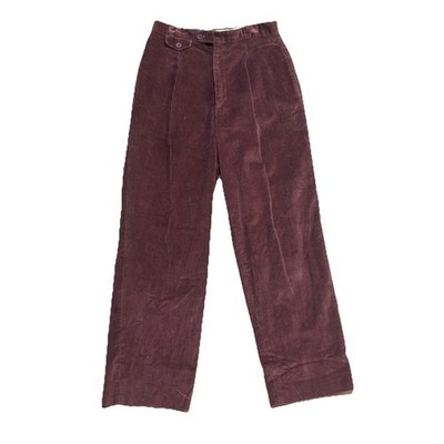 Vtg 80s Corduroy Pants Purple,27x28