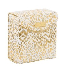 Lilly Pulitzer Gold White Animal Print Travel Foldup Jewelry Case Organizer