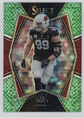 2021 Panini Select Premier Level Dragon Scale Prizm /89 JJ Watt #103 4f5