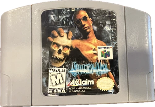 Shadow Man (Nintendo 64, 1999) Cleaned / Tested / Authentic N64