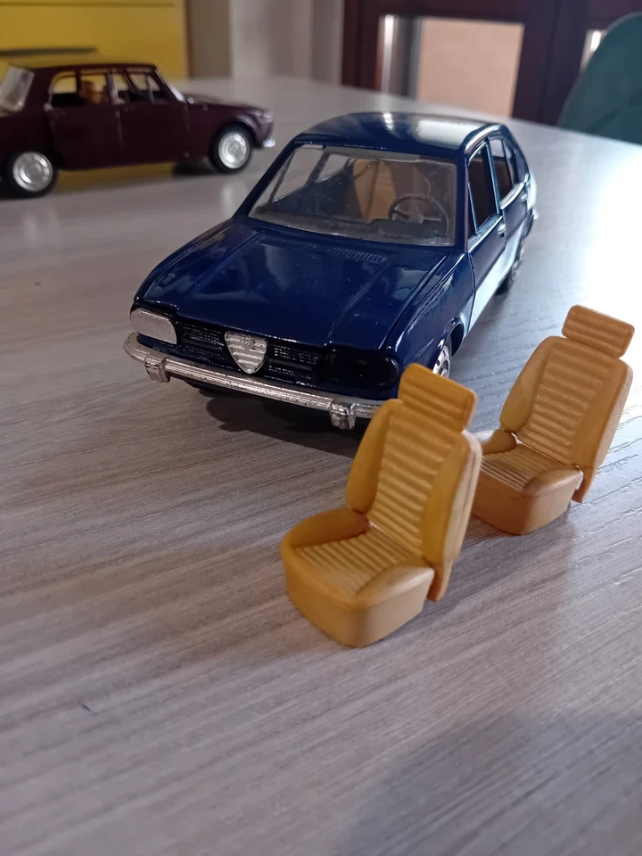 ALFA ROMEO ALFASUD L 5 Porte  TOGI MODELLINO AUTO MODELLISMO BLU 1/23 1/24  - Immagine 4 di 4