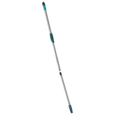 Leifheit Besenstiel CLEAN TWIST, Modell 89114, Farbe Grau und Gr&uuml;n, f&uuml;r