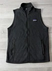 Patagonia Better Sweater Vest Womens Medium Black Full Zip Fleece