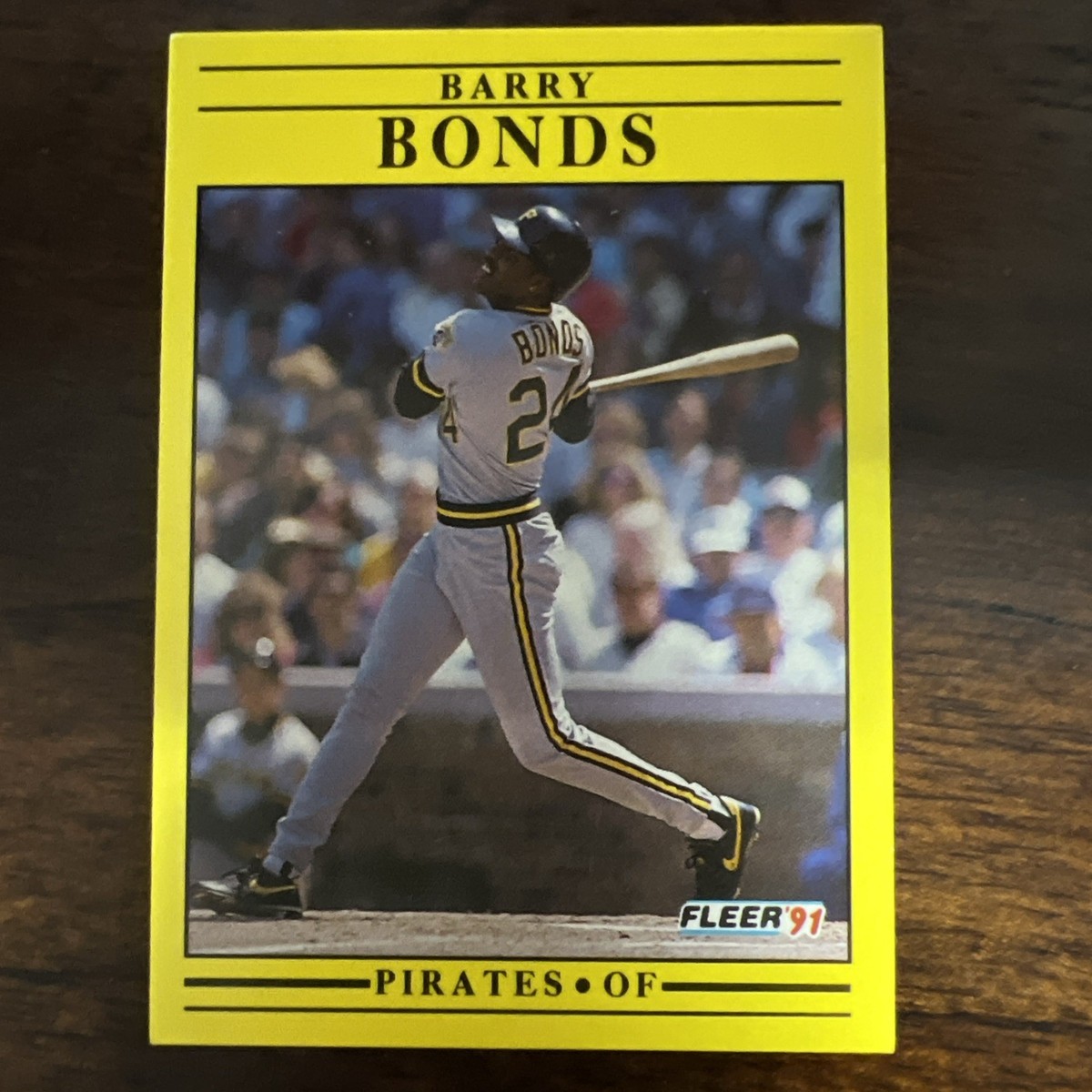 *ULTRA RARE 1991 Fleer Barry Bonds ERROR Card* *ULTRA RARE 1991 Fleer Barry Bonds ERROR Card*