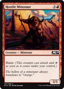 Hostile Minotaur 147/280 Core Set 2019 M19 Common