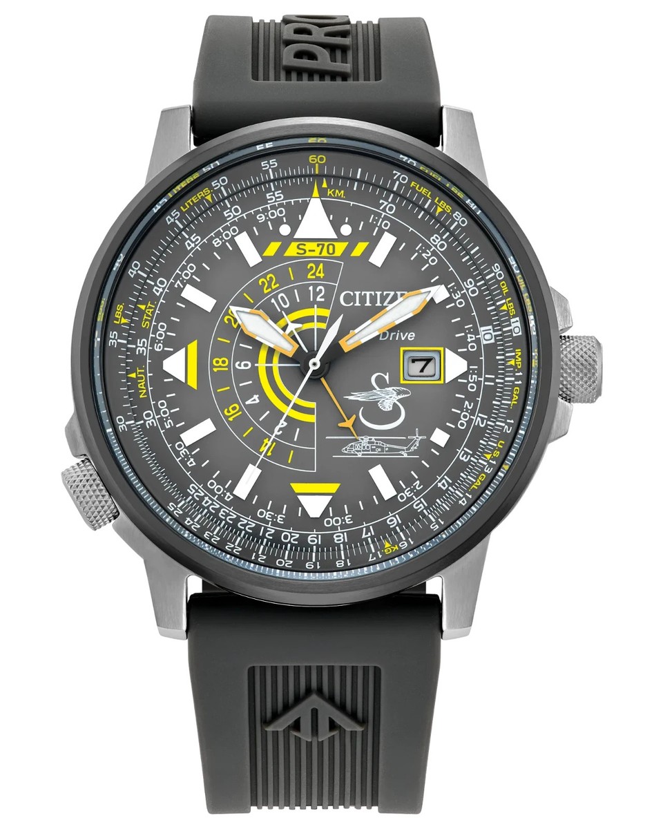 CITIZEN ECO DRIVE MAN'S PROMASTER SIKORSKY NIGHTHAWK X S-70 WATCH