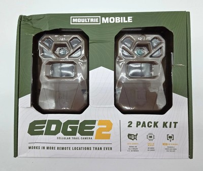 Moultrie Edge 2 Cellular Trail Camera 36MP 2pack MMC14124 (BROKEN