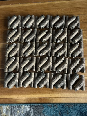 #ad 50 Keckley 1 2” Strainers Sweat Soldered Bronze Pipefitting Plumbing HVAC WOG $600.00