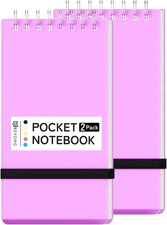 Small Pocket Notebook Journal, Mini Notepad Spiral Notebooks Note Pads for Work 