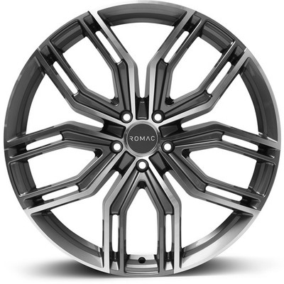 ROMAC CATALINA 22x9,5 ET40 5x120 GRAU/POLIERT (Last 1000kg) RMCAT L2514GMF x4