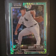Topps 2024 Series 1 Grant Taylor Rainbow Foil Rookie Baseball Card #49 White Sox