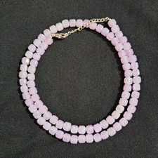 AAA Pink Sapphire Beads, Faceted Rondelle Beads, Sapphire Beaded Necklace, 8mm